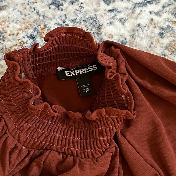 Express burnt red-brown bodysuit - Picture 2 of 3